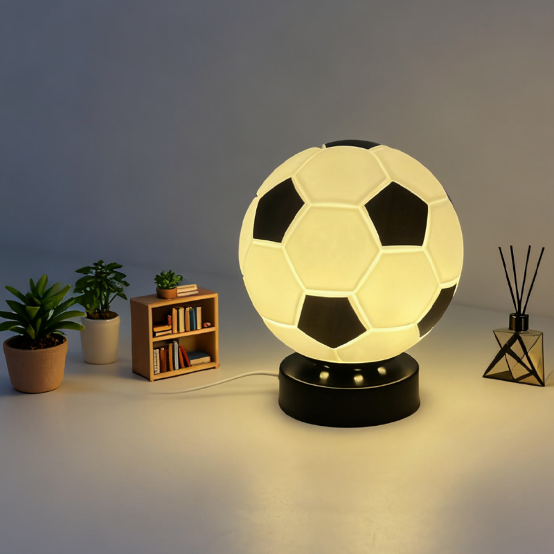 Desk Setup Equipment - Luminária de Mesa LED de Futebol