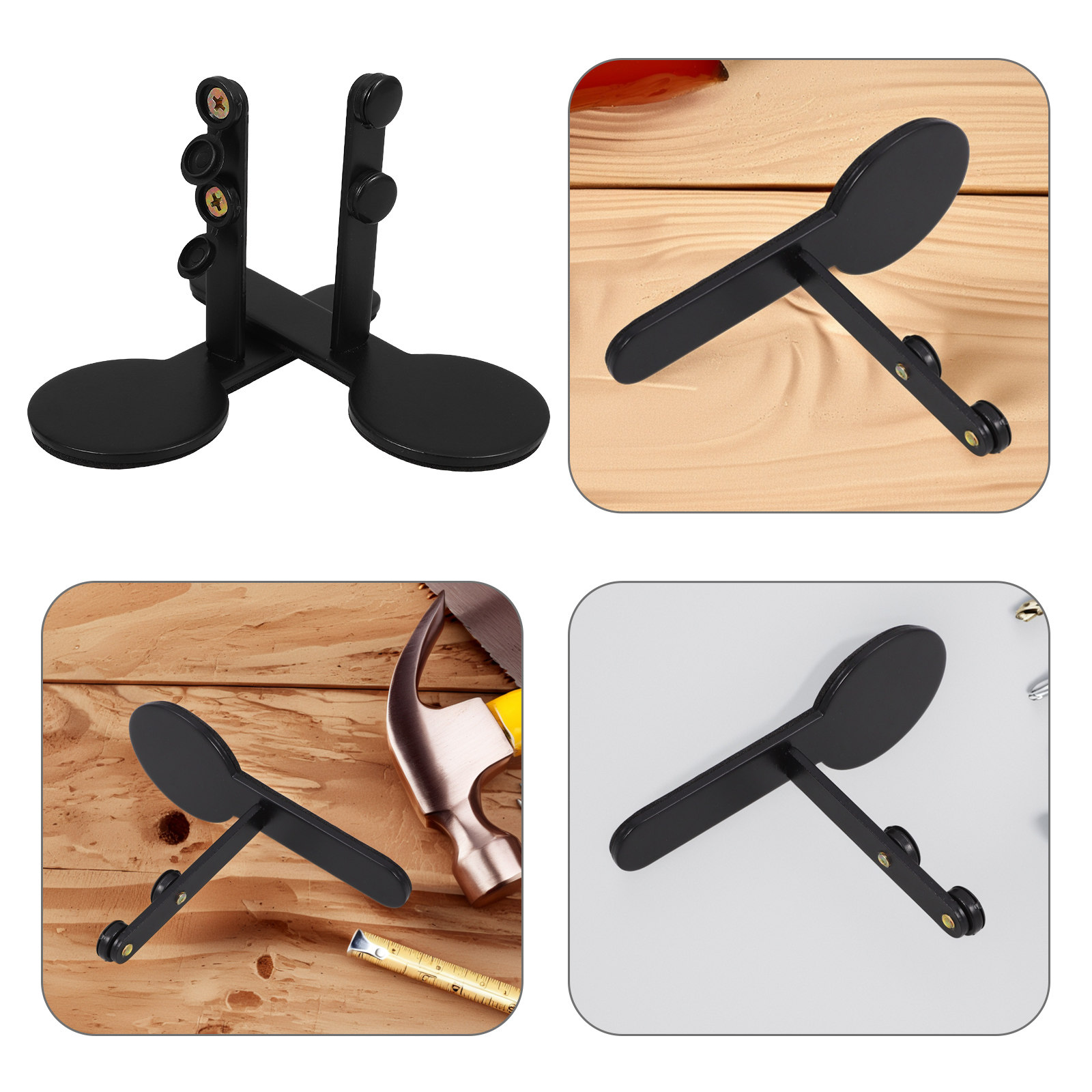 Desk Setup Home - Kit de Suportes Metálicos para Painel
