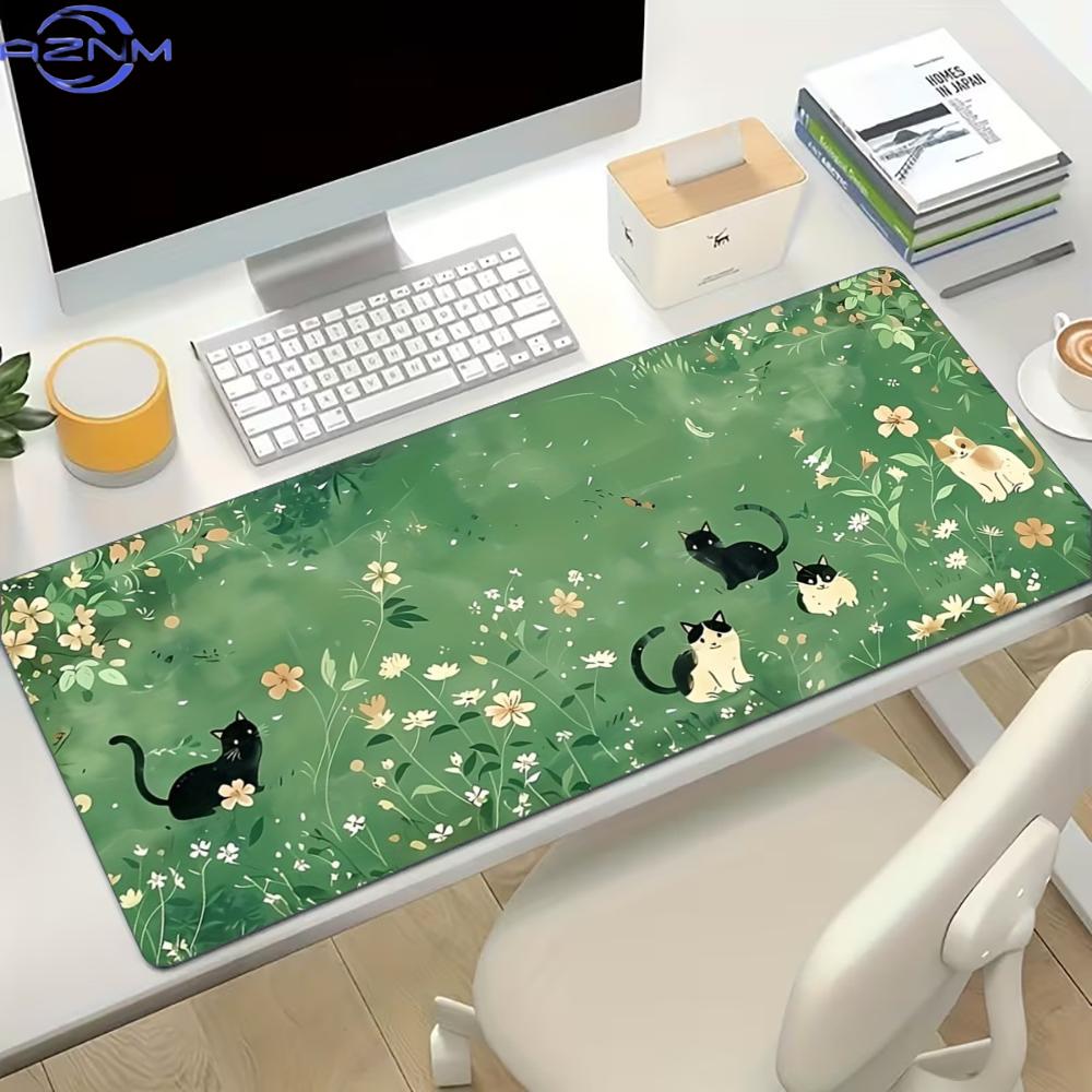 Desk Setup Gaming And Work - Mouse Pad Grande para Jogos com