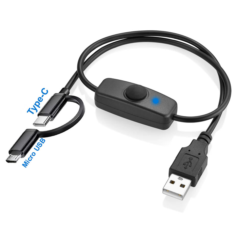 Desk Setup Led Strip - Cabo de carregamento 2 em 1