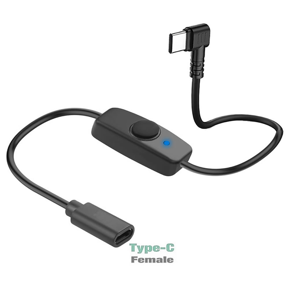 Desk Setup Led Strip - Cabo de extensão curto USB C