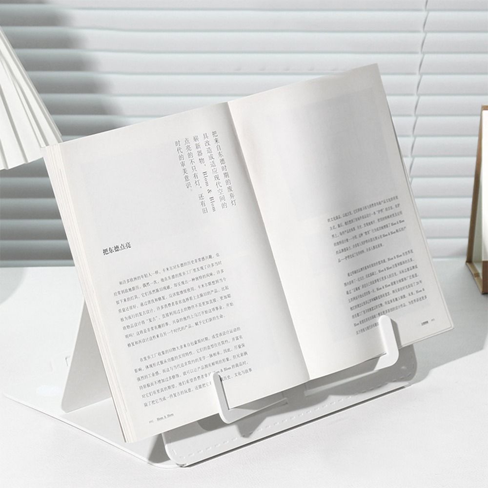 Desk Setup Shelf - Rack de leitura portátil simples, dobrável,