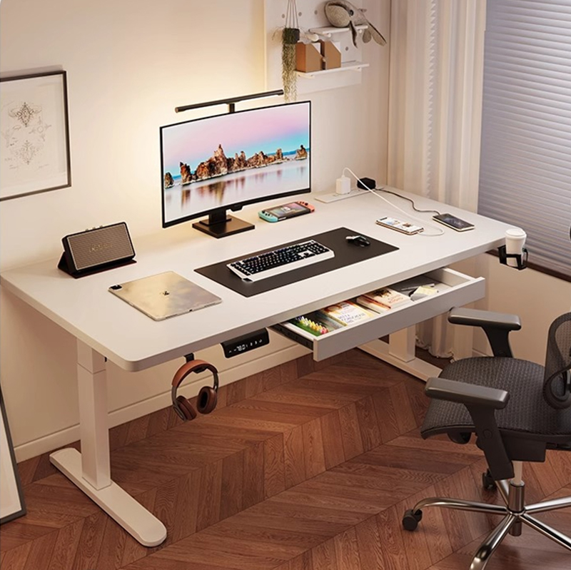 Desk Setup Ergonomics - Mesa Elétrica Moderna com Dois Motores