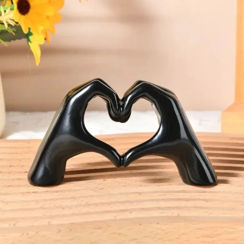 Desk Setup Shelf - Estátua Moderna de Gesto de Mão