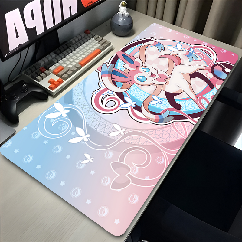 Desk Setup Mat - Mousepad Grande Rosa Fofo XXL para