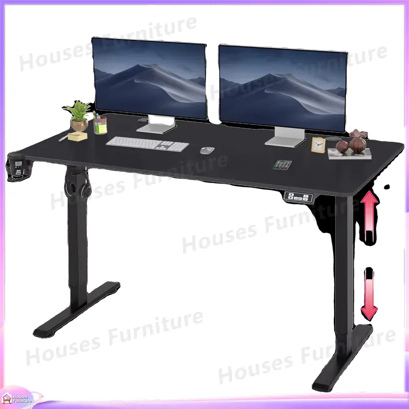 Desk Setup Laptop And Pc - Mesa de Computador Grande para Jogos
