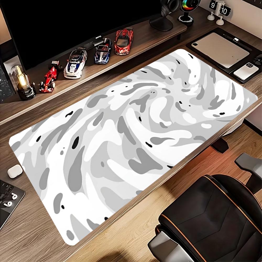 Tapete de Mesa Cinza e Branco  - Desk Setup Gaming And Work avaliação e preço