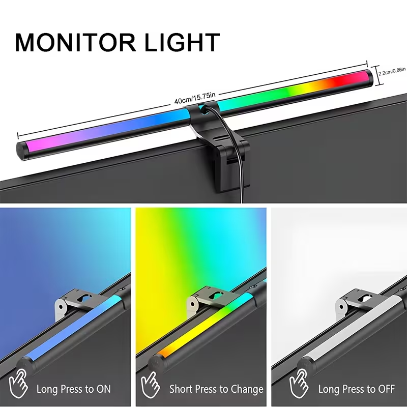 Barra de Luz RGB para Monitor, - Desk Setup Equipment avaliação e preço