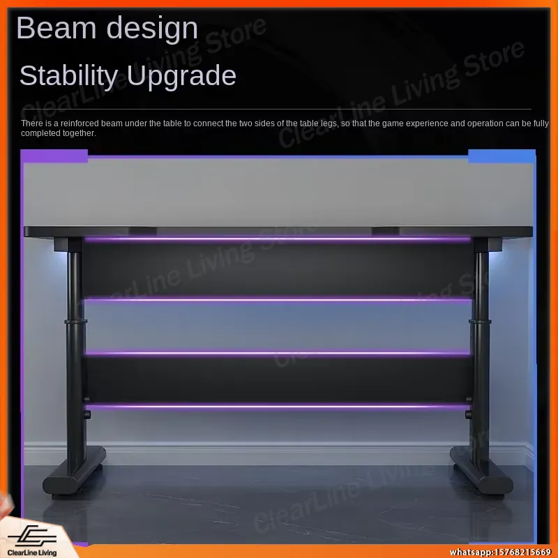 Mesa de Jogos Elétrica Ajustáv - Desk Setup Ergonomics avaliação e preço
