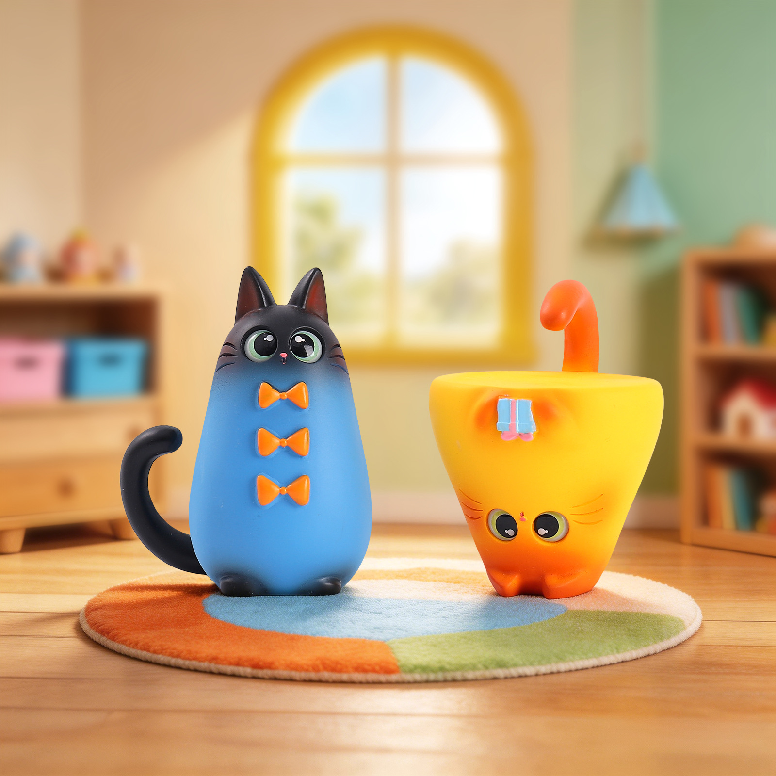 Figurinha de Gato em Caixa Sur - Desk Setup Equipment avaliação e preço