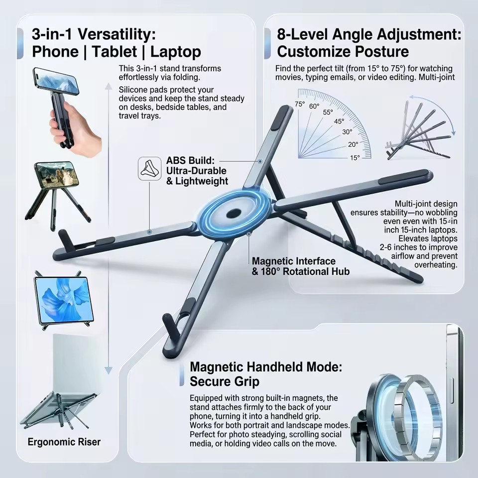 Suporte Magnético Portátil par - Desk Setup Equipment avaliação e preço