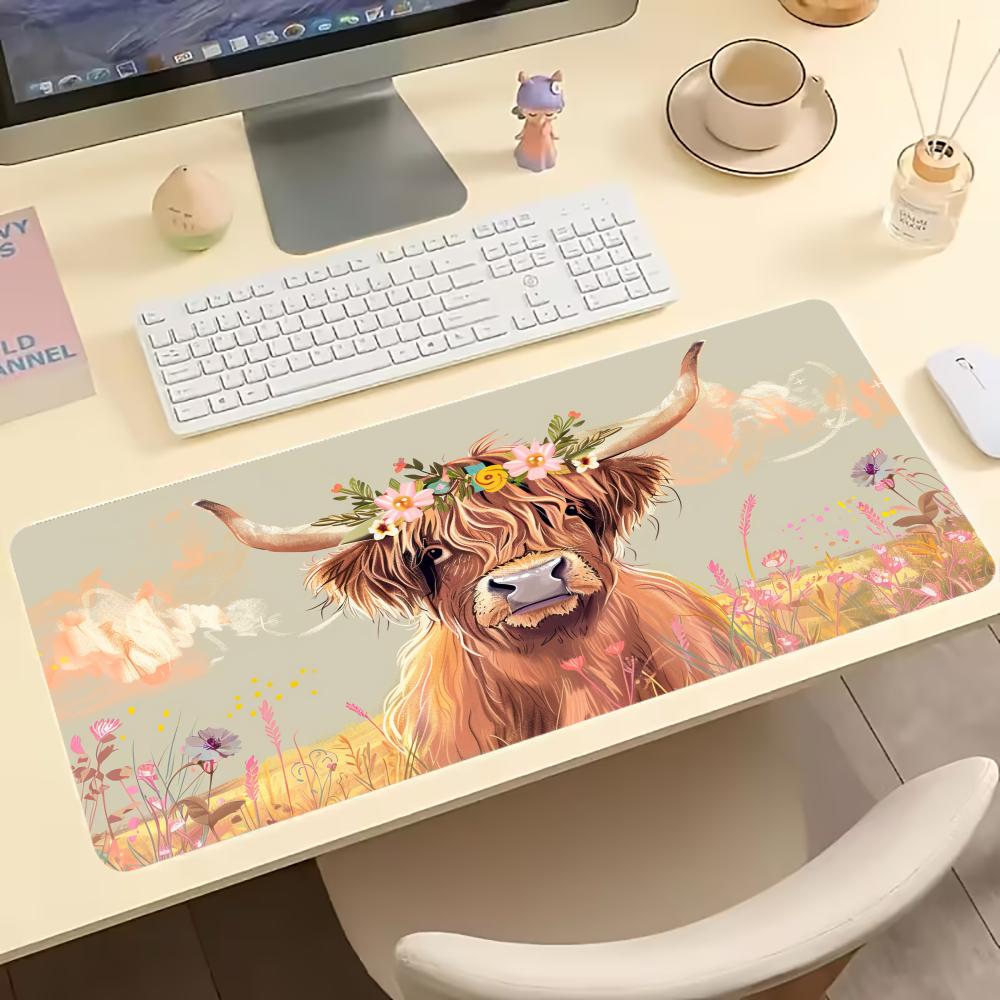 Mouse Pad Floral Vintage Highl - Desk Setup Laptop And Pc avaliação e preço
