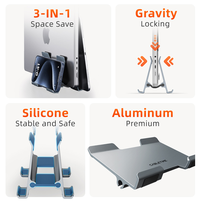 Suporte vertical para laptop,  - Vertical Laptop Stand avaliação e preço