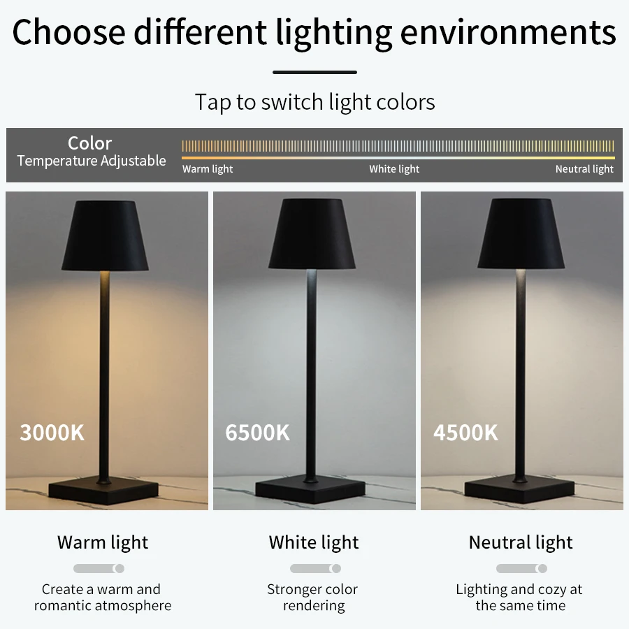 Lâmpada de mesa led usb recarr - Ambient Light Bar Usb avaliação e preço