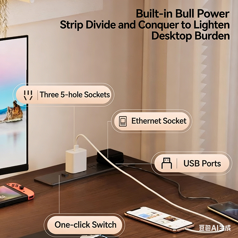 Mesa Elétrica Moderna com Dois - Desk Setup Ergonomics avaliação e preço