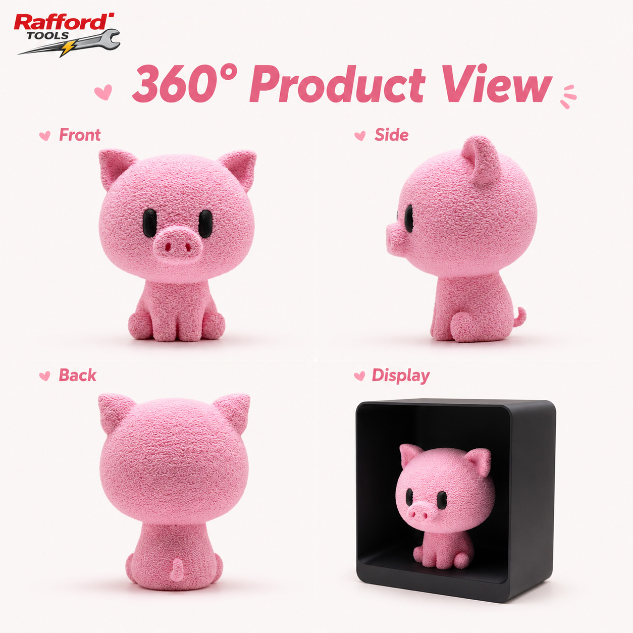 Figurinha de Porquinho Rosa Fl - Desk Setup Shelf avaliação e preço