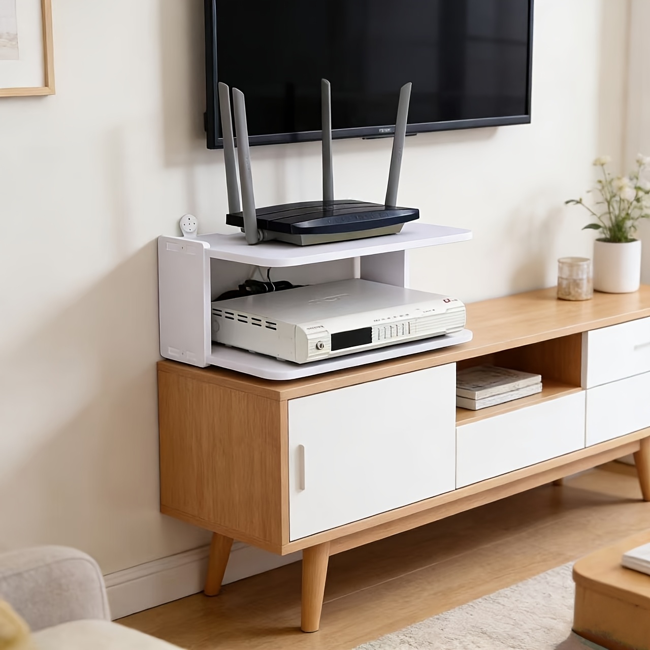 Prateleira Organizadora de Rot - Desk Setup With Tv avaliação e preço