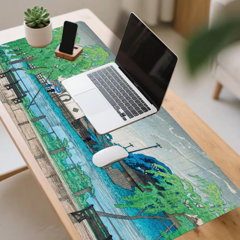 Mousepad Rain at Pond, Acessór - Desk Setup At Office avaliação e preço