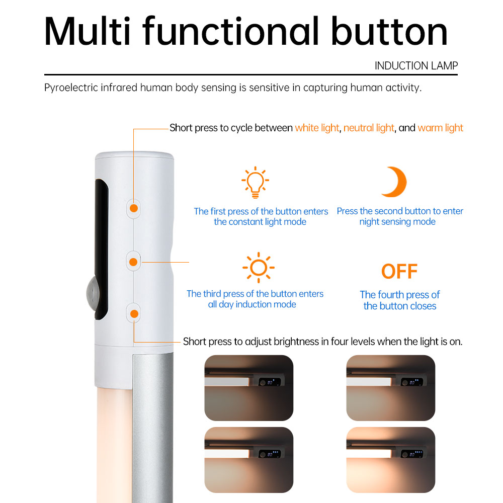 Sensor de movimento luz noturn - Desk Setup Led Strip avaliação e preço