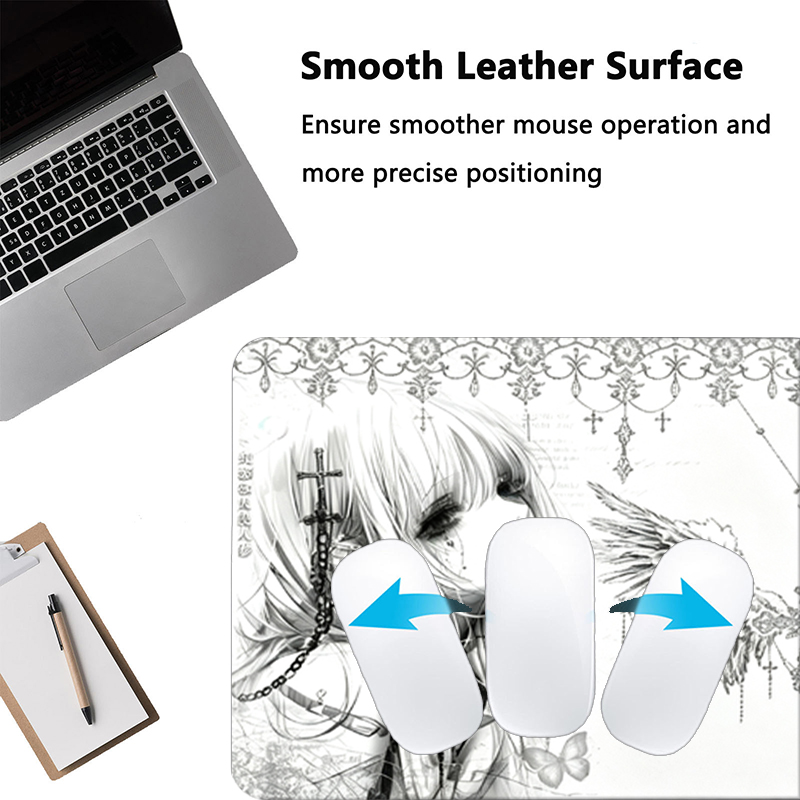 Mousepad de Couro Preto e Bran - Desk Setup Mat avaliação e preço