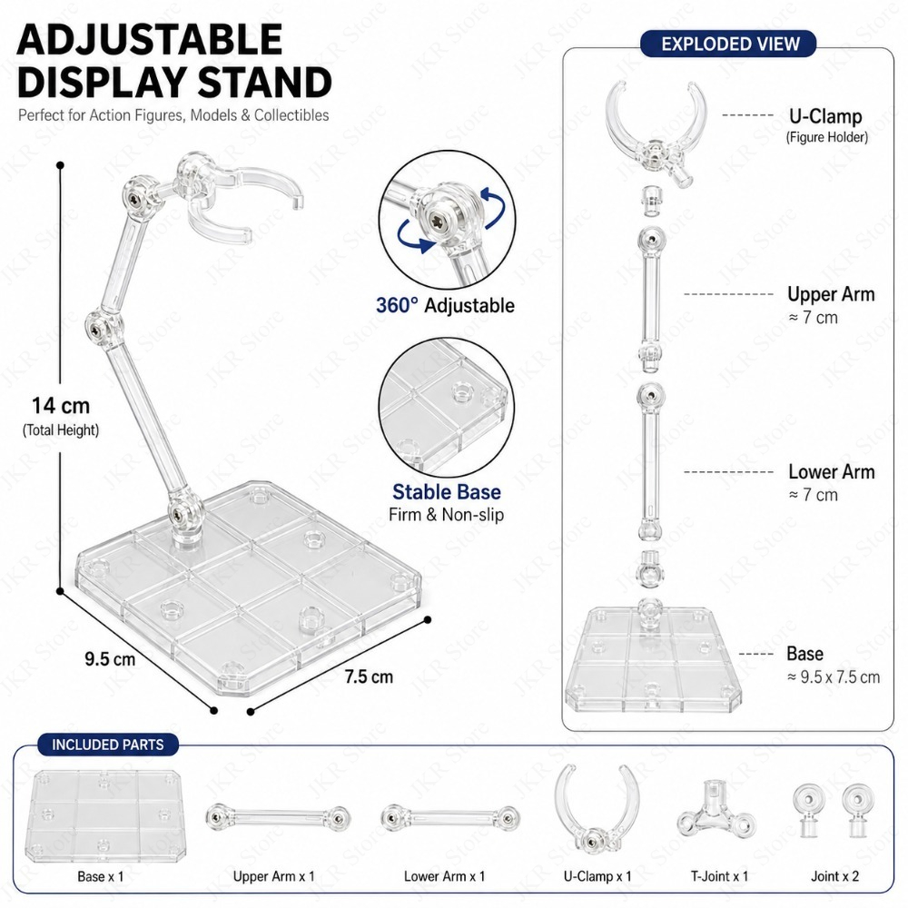 Suporte transparente de acríli - Desk Setup Shelf avaliação e preço